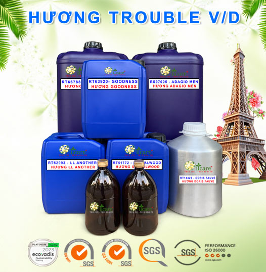 Chuyên Bán Buôn Tinh Dầu Nước Hoa TROUBLE V/D Giá Sỉ Số Lượng Lớn (Lít, Kg)